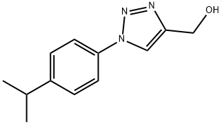 1H-1,2,3-Triazole-4-methanol, 1-[4-(1-methylethyl)phenyl]- Structure