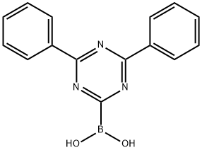 Boronic acid, B-(4,6-diphenyl-1,3,5-triazin-2-yl)- Structure