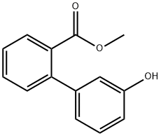 methyl 2-(3-hydroxyphenyl)benzoate Structure