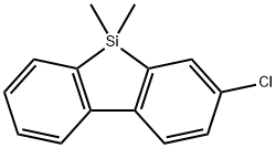 9H-9-Silafluorene, 2-chloro-9,9-dimethyl- 구조식 이미지