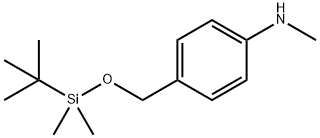 Benzenamine, 4-[[[(1,1-dimethylethyl)dimethylsilyl]oxy]methyl]-N-methyl- Structure