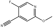 4-Pyridinecarbonitrile, 5-fluoro-2-methoxy- Structure