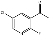 1-(5-chloro-2-fluoropyridin-3-yl)ethanone Structure