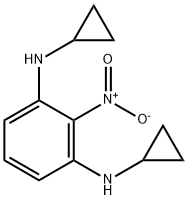 1-N,3-N-dicyclopropyl-2-nitrobenzene-1,3-diamine Structure