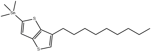 Stannane, trimethyl(6-nonylthieno[3,2-b]thien-2-yl)- Structure