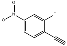 Benzene, 1-ethynyl-2-fluoro-4-nitro- 구조식 이미지