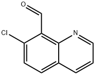 7-chloroquinoline-8-carbaldehyde Structure