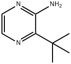 2-Pyrazinamine, 3-(1,1-dimethylethyl)- Structure