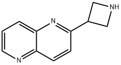 1,5-Naphthyridine, 2-(3-azetidinyl)- Structure