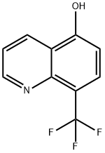 5-Quinolinol, 8-(trifluoromethyl)- Structure