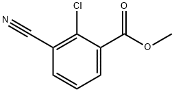 Benzoic acid, 2-chloro-3-cyano-, methyl ester Structure