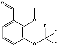 2-methoxy-3-(trifluoromethoxy)benzaldehyde Structure