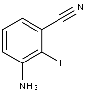 3-amino-2-iodobenzonitrile Structure