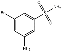 Benzenesulfonamide, 3-amino-5-bromo- Structure