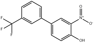 2-Nitro-4-(3-trifluoromethylphenyl)phenol Structure