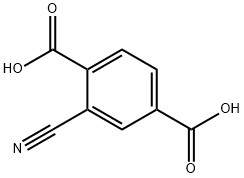 1,4-Benzenedicarboxylic acid, 2-cyano- Structure