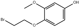 Phenol, 4-(2-bromoethoxy)-3-methoxy- Structure