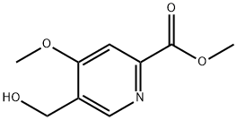 Methyl 5-(Hydroxymethyl)-4-Methoxypyridine-2-Carboxylate 구조식 이미지