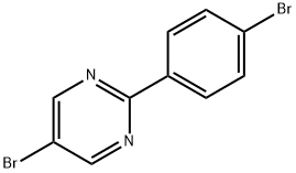 Pyrimidine, 5-bromo-2-(4-bromophenyl)- Structure