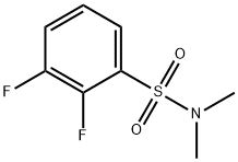 Benzenesulfonamide, 2,3-difluoro-N,N-dimethyl- Structure