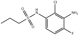 N-(3-Amino-2-chloro-4-fluorophenyl)-1-propanesulfonamide 구조식 이미지