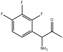 1-AMINO-1-(2,3,4-TRIFLUOROPHENYL)ACETONE Structure