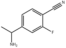 Benzonitrile, 4-(1-aminoethyl)-2-fluoro- 구조식 이미지