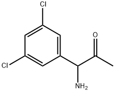 1-AMINO-1-(3,5-DICHLOROPHENYL)ACETONE Structure