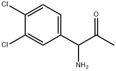 1-AMINO-1-(3,4-DICHLOROPHENYL)ACETONE Structure