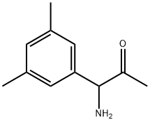 1-AMINO-1-(3,5-DIMETHYLPHENYL)ACETONE Structure