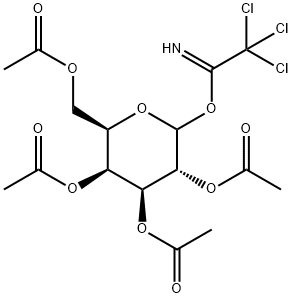 D-Galactopyranose, 2,3,4,6-tetraacetate 1-(2,2,2-trichloroethanimidate) Structure