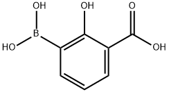 Benzoic acid, 3-borono-2-hydroxy- Structure