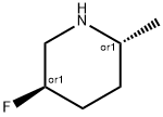 Piperidine, 5-fluoro-2-methyl-, (2R,5R)-rel- Structure