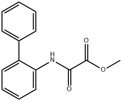 Acetic acid, 2-([1,1'-biphenyl]-2-ylamino)-2-oxo-, methyl ester 구조식 이미지