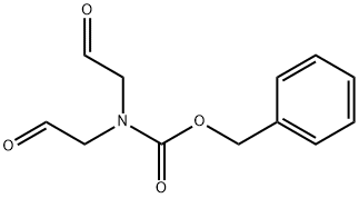 Carbamic acid, N,N-bis(2-oxoethyl)-, phenylmethyl ester 구조식 이미지