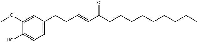 3-Tetradecen-5-one, 1-(4-hydroxy-3-methoxyphenyl)-, (3E)- Structure