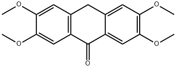 9(10H)-Anthracenone, 2,3,6,7-tetramethoxy- Structure