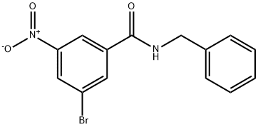 N-Benzyl-3-bromo-5-nitrobenzamide Structure