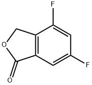 1(3H)-Isobenzofuranone, 4,6-difluoro- Structure