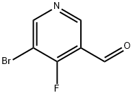 3-Pyridinecarboxaldehyde, 5-bromo-4-fluoro- Structure