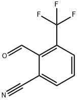 Benzonitrile, 2-formyl-3-(trifluoromethyl)- Structure