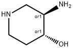 4-Piperidinol, 3-amino-, (3R,4R)-rel- Structure