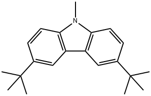 9H-Carbazole, 3,6-bis(1,1-dimethylethyl)-9-methyl- Structure