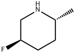 Piperidine, 5-fluoro-2-methyl-, (2R,5R)- Structure