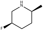 Piperidine, 5-fluoro-2-methyl-, (2S,5R)- Structure