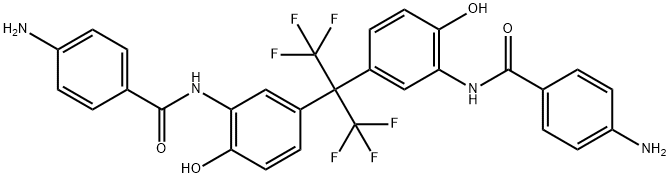 Benzamide, N,N'-[[2,2,2-trifluoro-1-(trifluoromethyl)ethylidene]bis(6-hydroxy-3,1-phenylene)]bis[4-amino- Structure