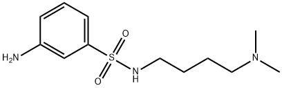 3-amino-N-[4-(dimethylamino)butyl]benzene-1-sulfonamide 구조식 이미지