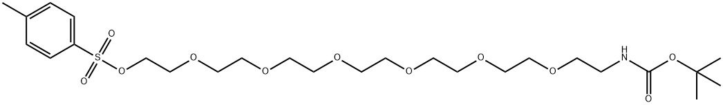 t-Boc-N-Amido-PEG7-Tos 구조식 이미지