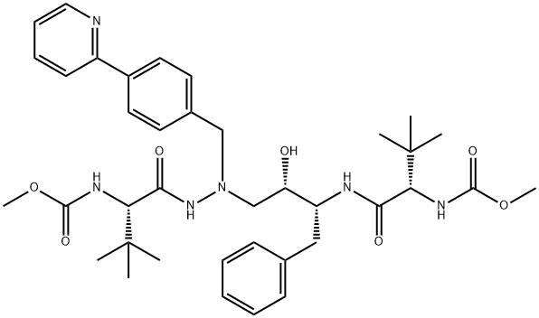 Atazanavir S,S,R,S-Diastereomer 구조식 이미지