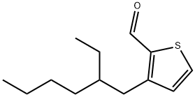 2-Thiophenecarboxaldehyde, 3-(2-ethylhexyl)- Structure